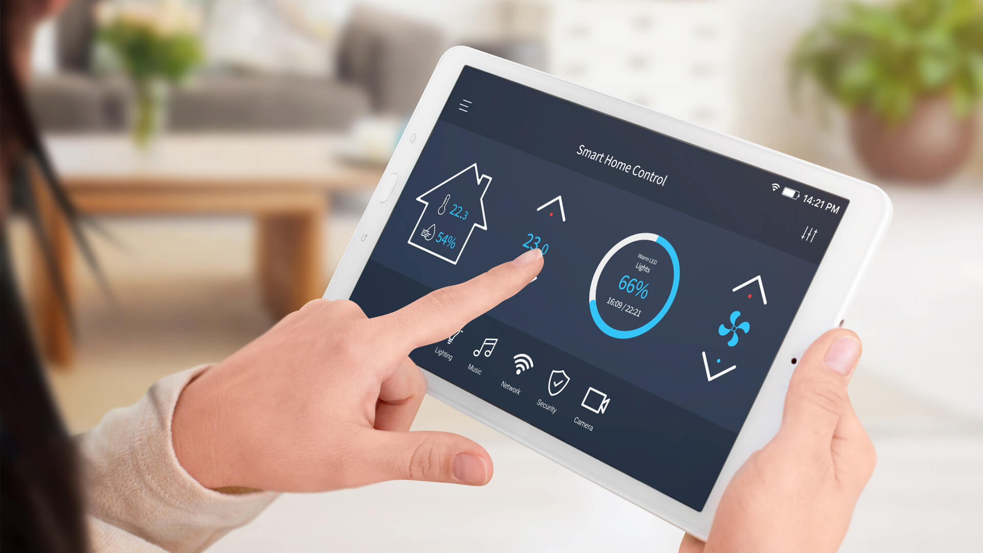 Smart Wireless Home Temperature Control Thermostat Integration